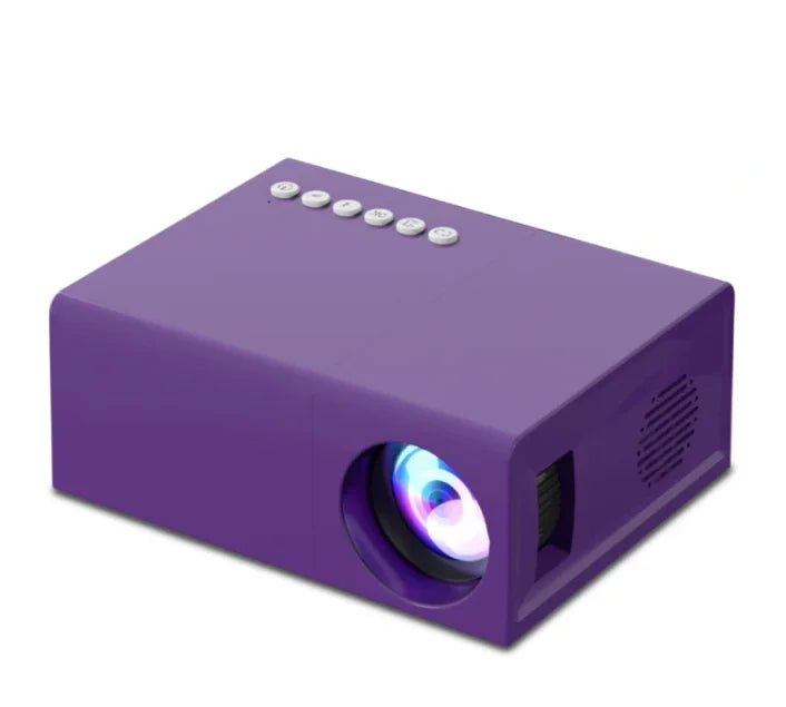 Salange YG300 Mini LED Projector Yg300 Upgraded Version 600 lumen 320x240P HDMI-compatible USB Audio Home Media Player Beamer