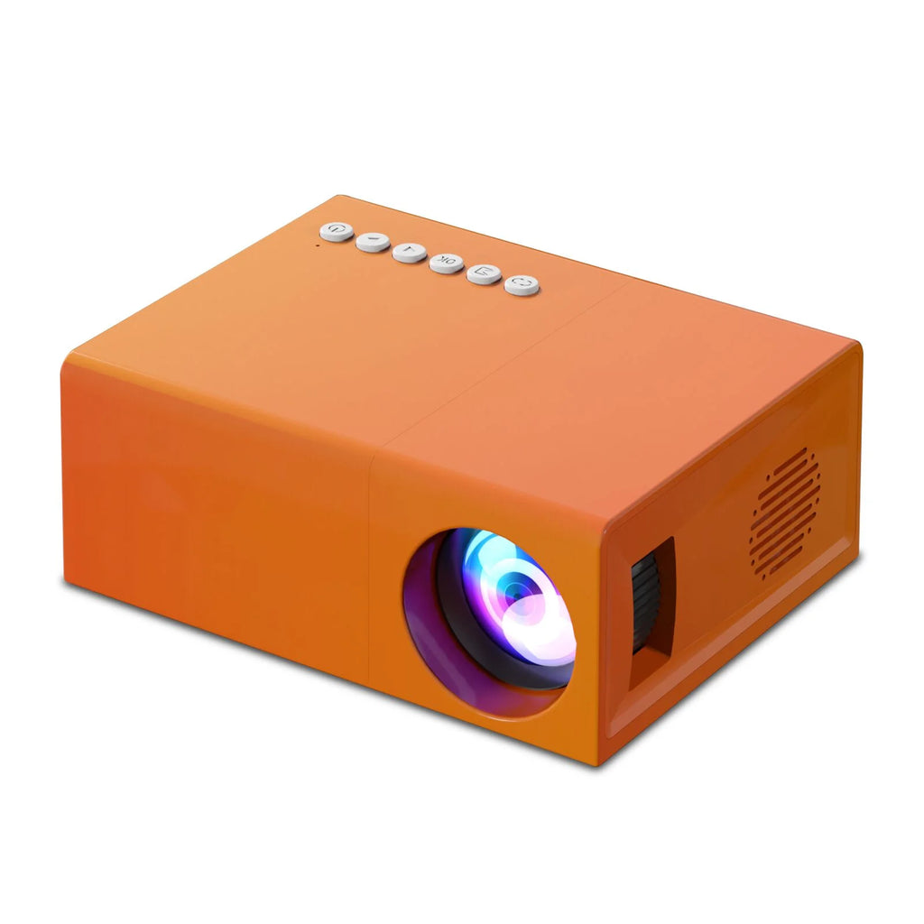Salange YG300 Mini LED Projector Yg300 Upgraded Version 600 lumen 320x240P HDMI-compatible USB Audio Home Media Player Beamer