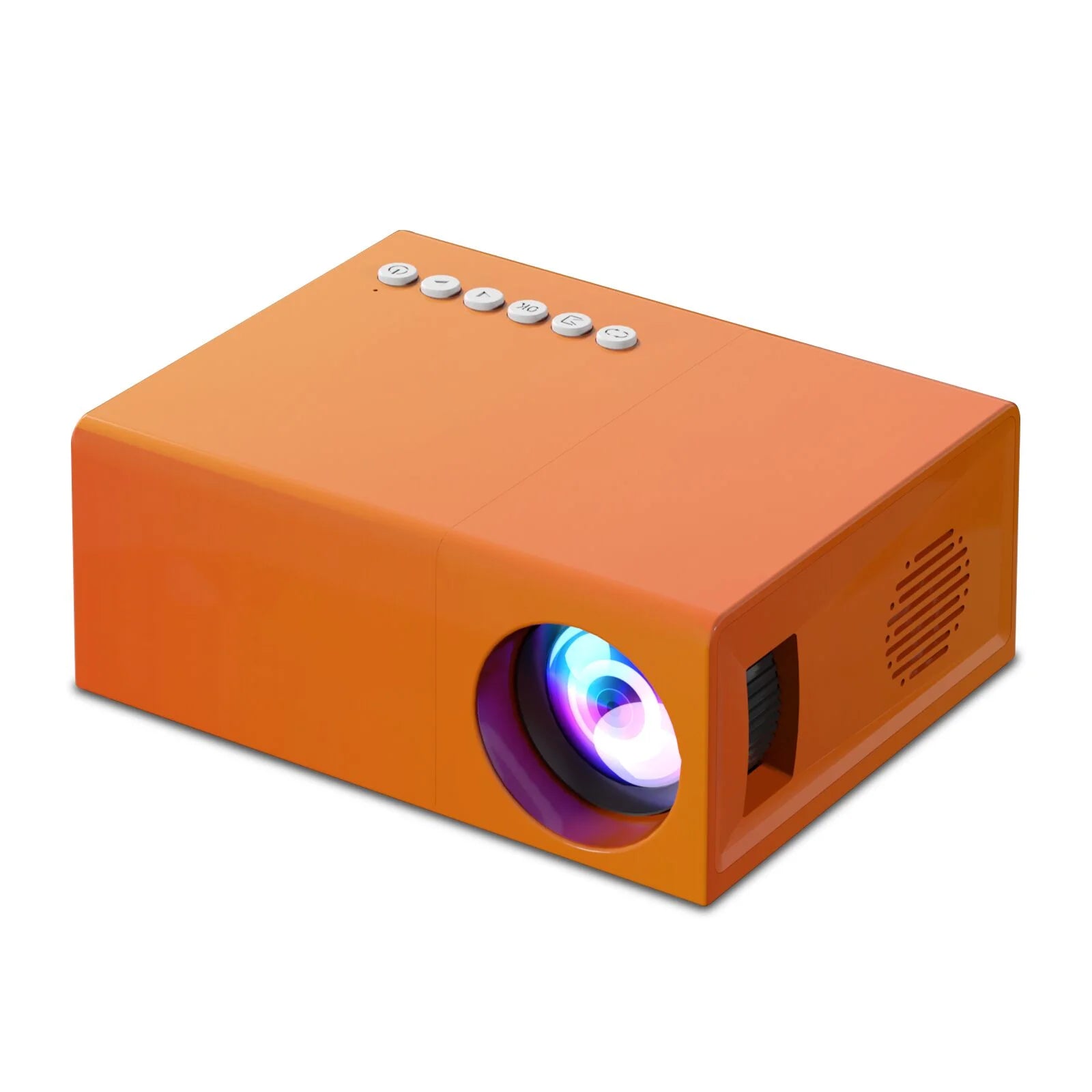 Salange YG300 Mini LED Projector Yg300 Upgraded Version 600 lumen 320x240P HDMI-compatible USB Audio Home Media Player Beamer